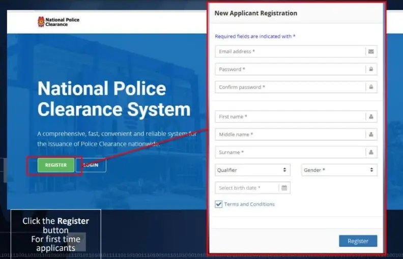 police clearance online