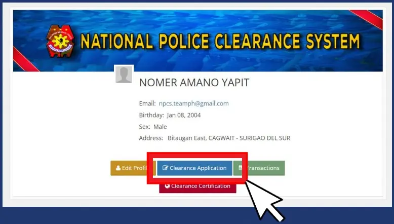 Police Clearance Online Appointment